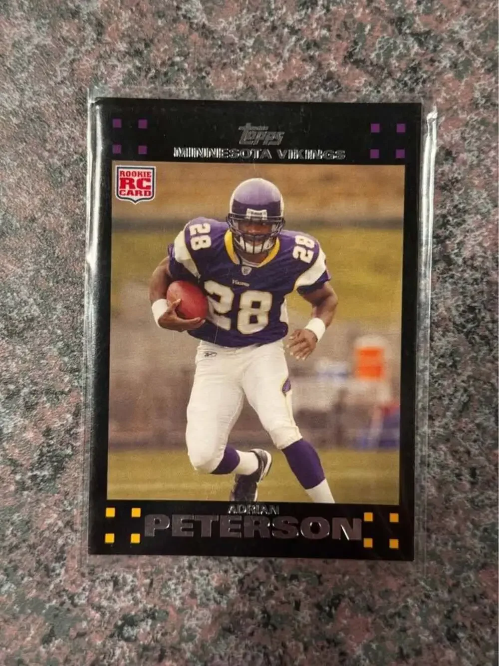 🔥 2007 Topps Adrian Peterson ROOKIE Card Vikings #301